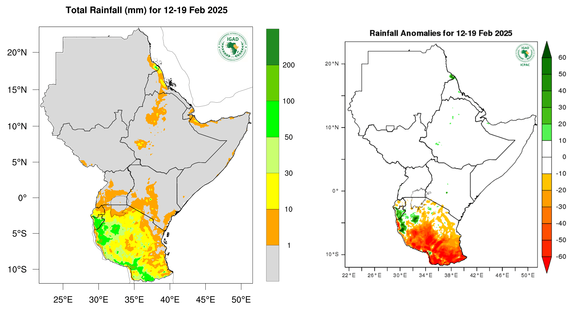 Weather Outlook for the Greater Horn of Africa 12-19 February - Climate ...