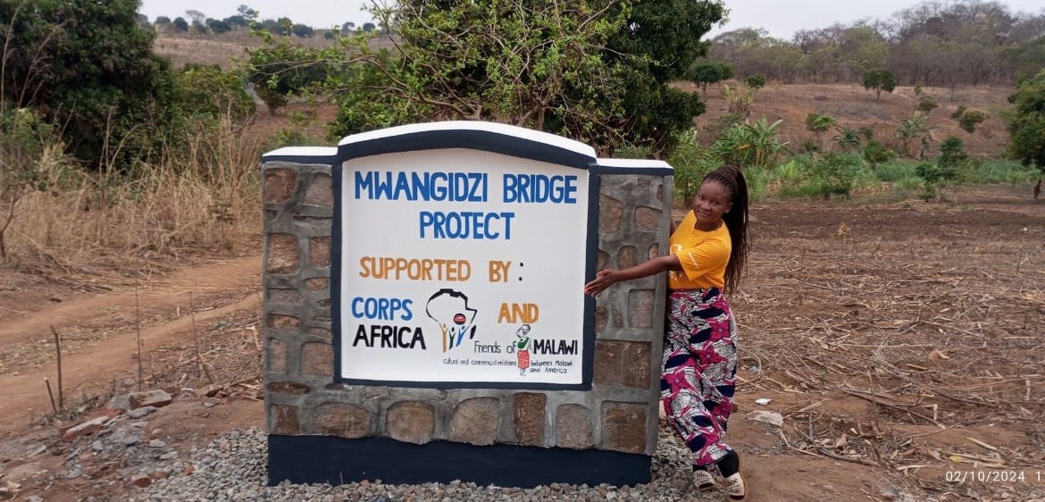 CorpsAfrica Mwangidzi Bridge Project: Empowering Communities and Advancing Climate Adaptation