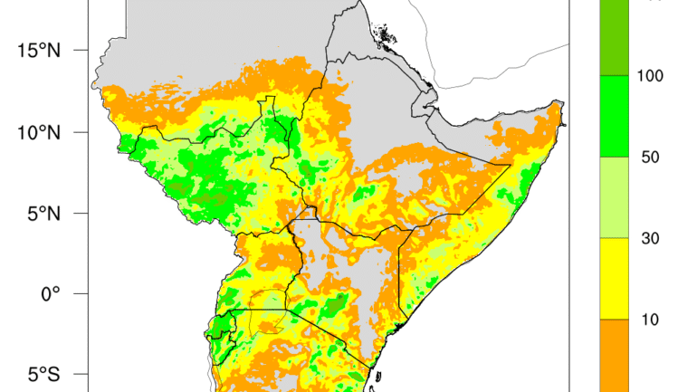 Rainfall, Temperature in a Climate Outlook of Greater Horn of Africa