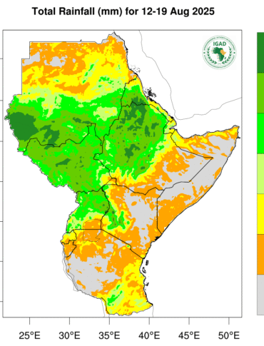 From Downpours to Heatwaves: Eastern Africa’s Weather Outlook for Mid-August