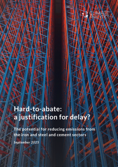 Steel, Cement “Hard-to-Abate” Claims Stalling Climate Action