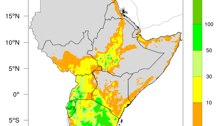 Greater Horn of Africa Set for Moderate Rains While Heat Stress Intensifies in South Sudan