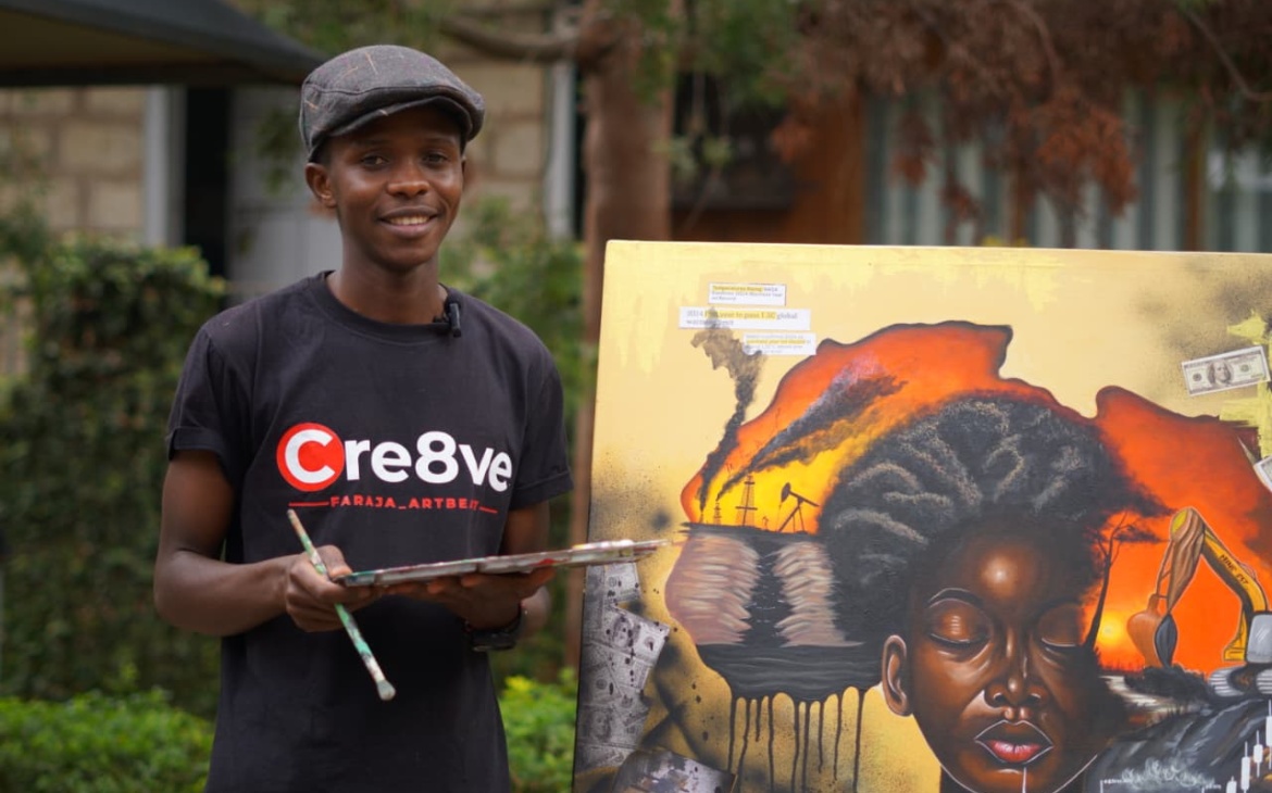 The Artist Turning Kenya’s Walls Into Climate Conversations