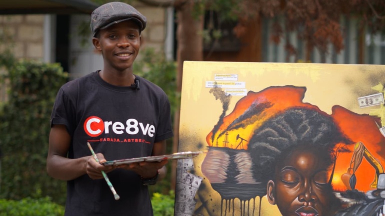 The Artist Turning Kenya’s Walls Into Climate Conversations