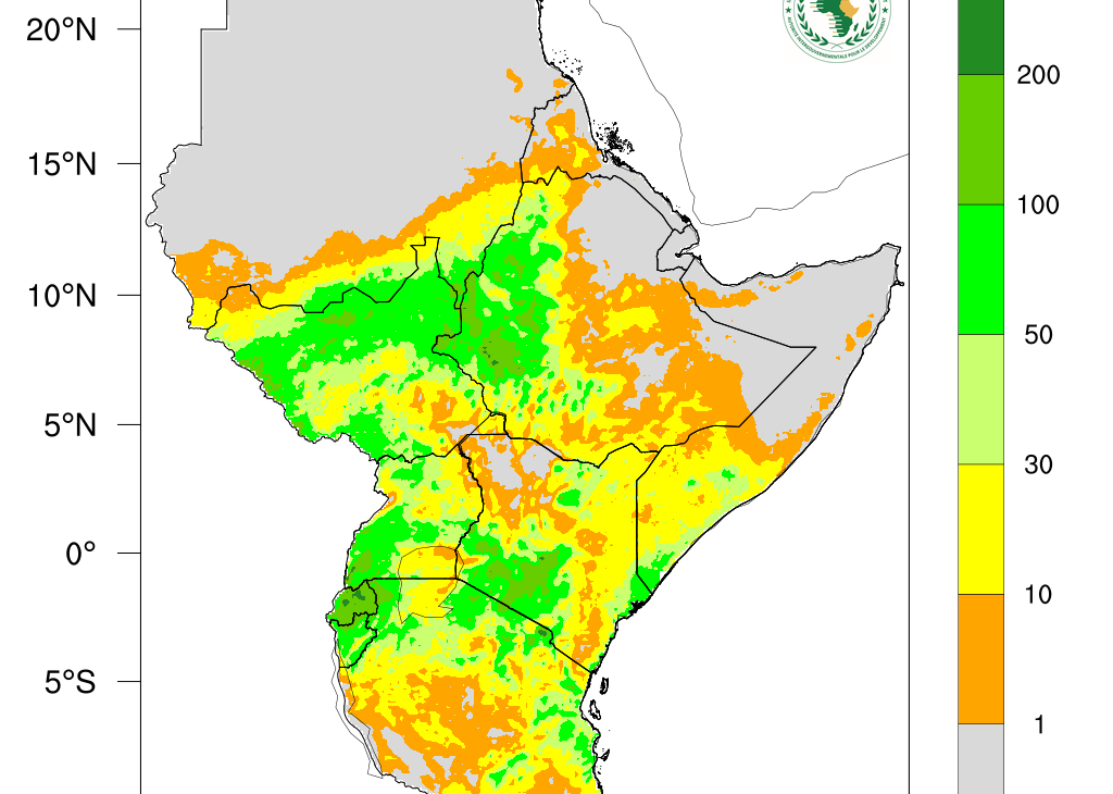 Enhanced Rainfall for East Africa Raise Flood Risks as Heat Persists in the Region