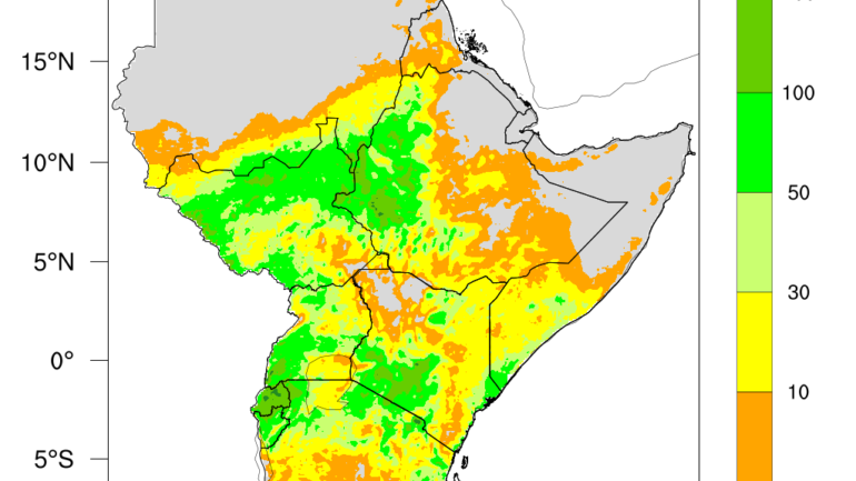Enhanced Rainfall for East Africa Raise Flood Risks as Heat Persists in the Region