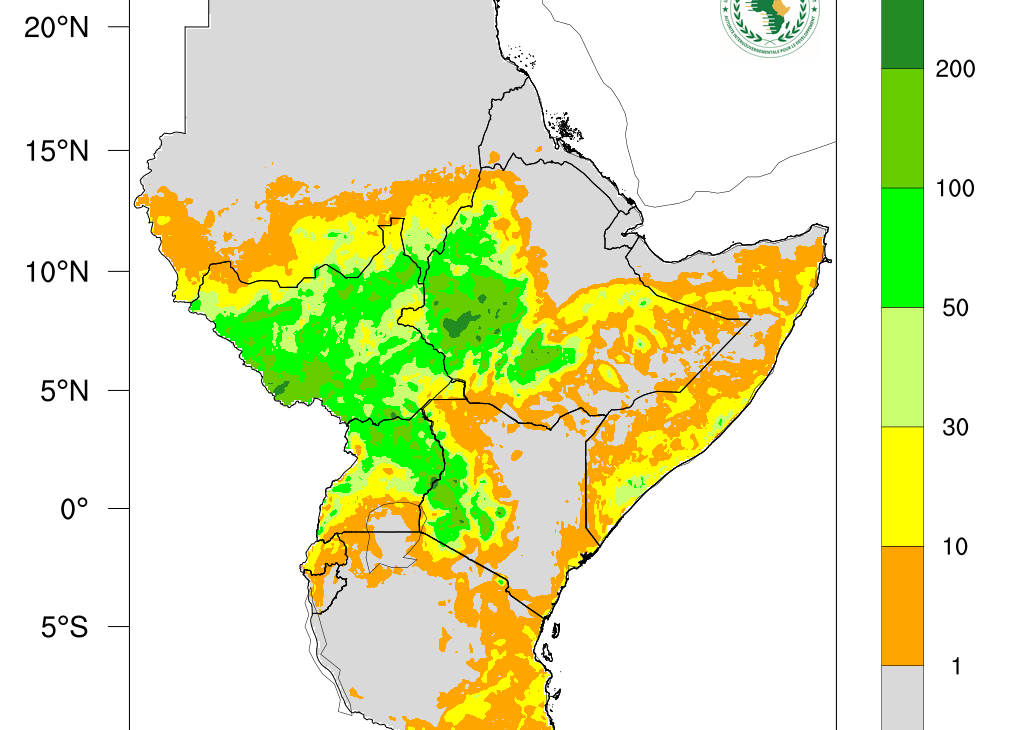 Enhanced Rainfall Expected Across Parts of East Africa as Flood and Heat Risks Persist