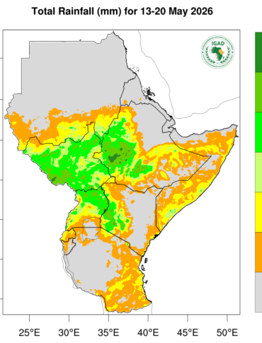 Enhanced Rainfall Expected Across Parts of East Africa as Flood and Heat Risks Persist