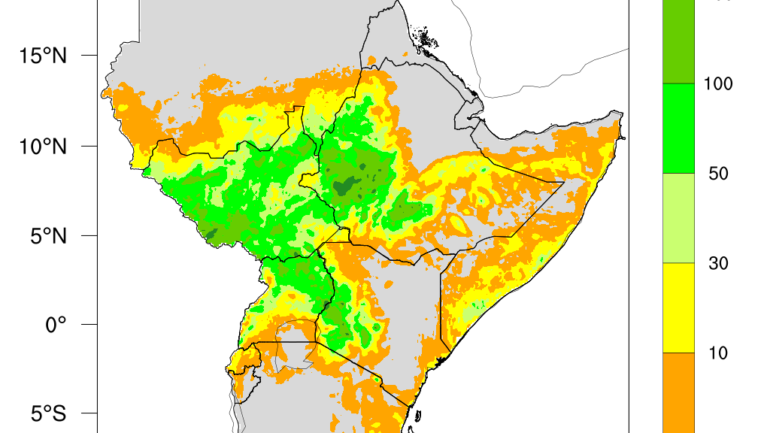 Enhanced Rainfall Expected Across Parts of East Africa as Flood and Heat Risks Persist