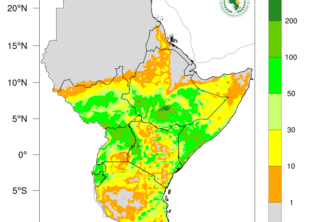 Enhanced Rainfall Expected Across Parts of East Africa as Flood, Heat Risks Persist