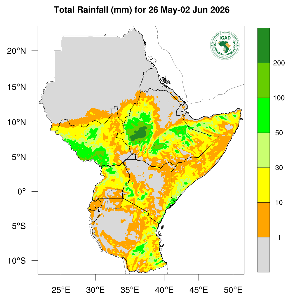 Enhanced rainfall