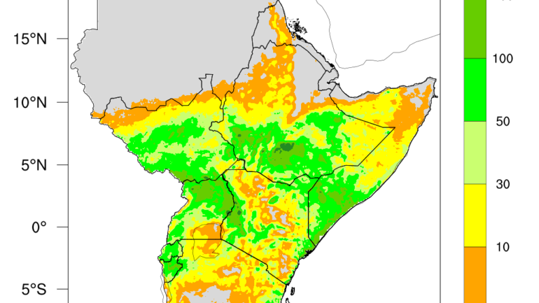 Enhanced Rainfall Expected Across Parts of East Africa as Flood, Heat Risks Persist