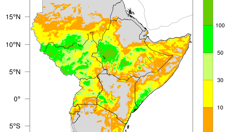 Below-Normal Rainfall Expected Across Parts of East Africa as Warmer Conditions Persist