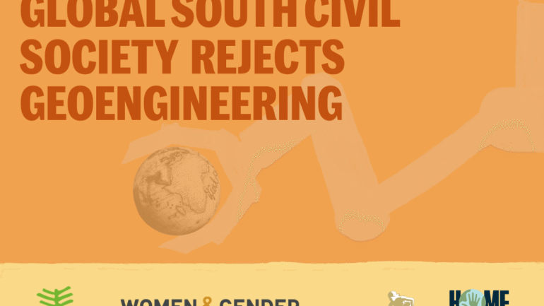 Civil Society Pushes Back Against Marine Geoengineering at Our Ocean Conference