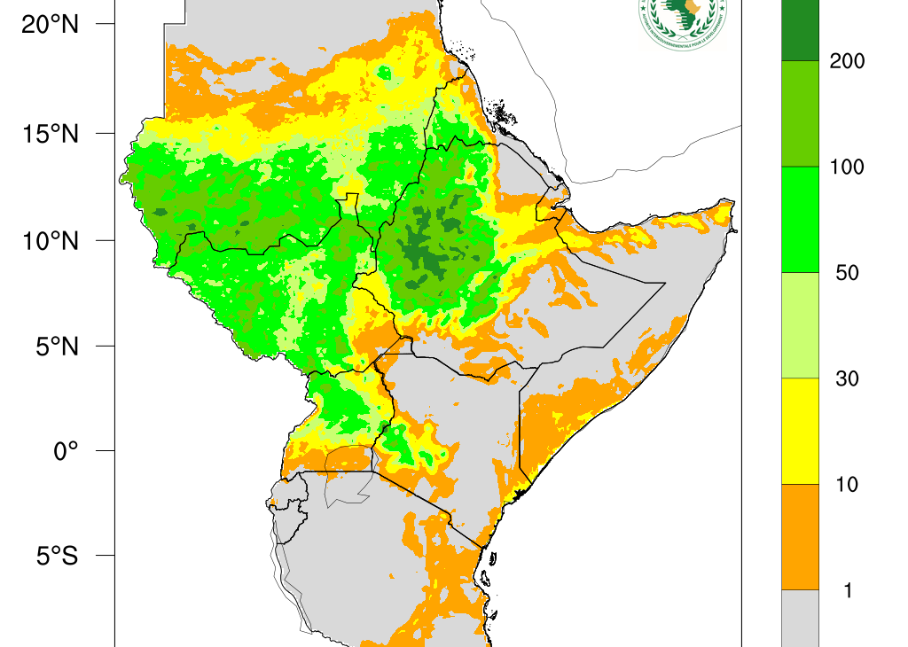Heavy Rains Return as Heat Persists Across the Greater Horn of Africa
