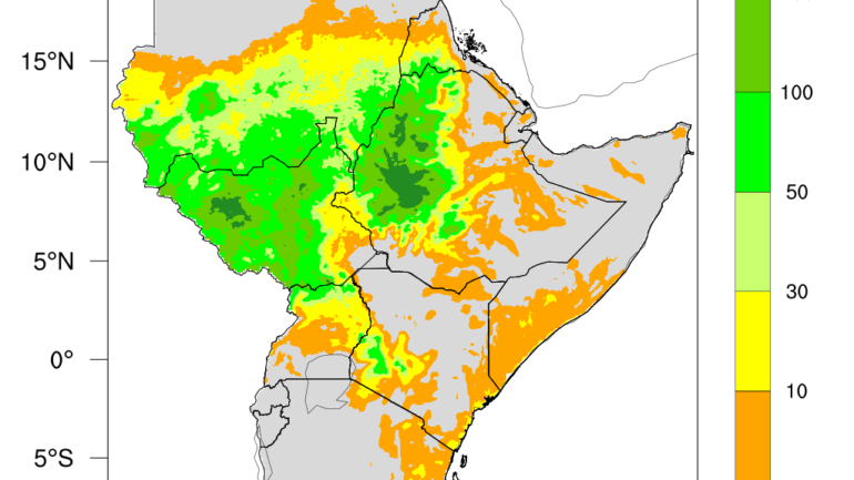 Enhanced Rains Forecast for Greater Horn of Africa as Flood Risks and Heat Persist