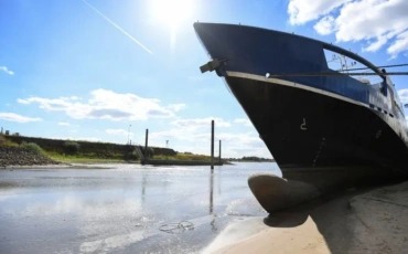 How Climate Change Is Choking Europe’s Busiest Waterway