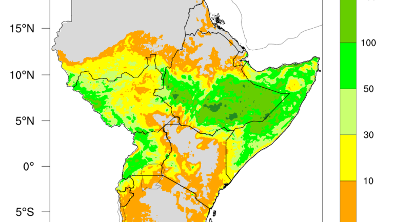 Rain and Rising Temperatures Forecast Across the Greater Horn of Africa